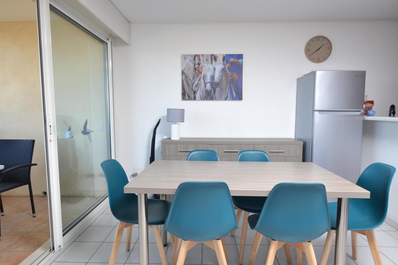 Ferienwohnung Grand T3 6 Couchages Avec Piscine Vue Salins Le Grau-du-Roi Exterior foto